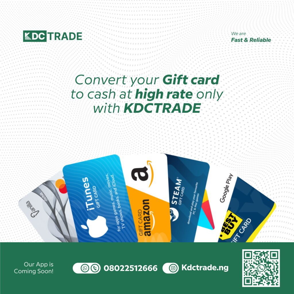 Converr Gift cards to Naira